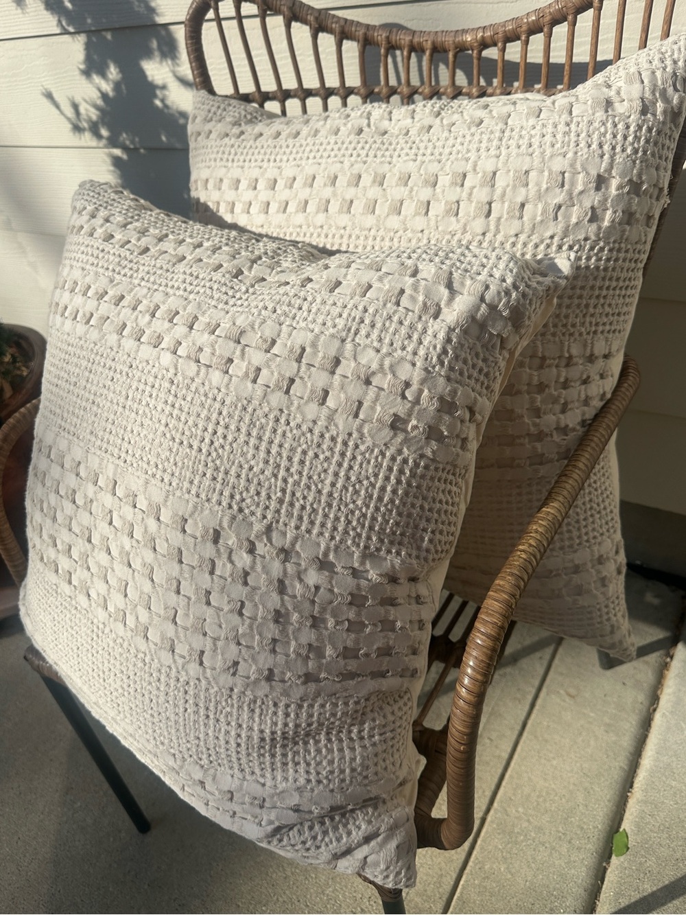Pacific Home Large Textured Pillows (2)